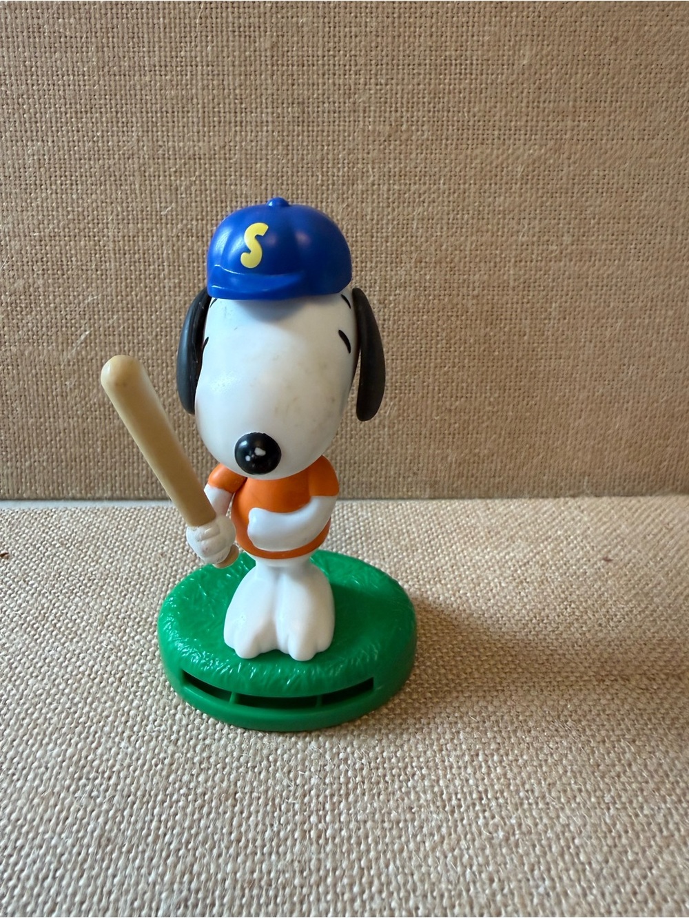 The McDonald's Peanuts Snoopy Wind-Up Baseball Figure Toy from 2018